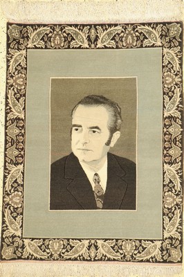 Täbriz fein (50 Raj), Persien, ca. 50 Jahre, Korkwolle auf Seide, ca. 113 x 85 cm, ca. 500.000 Kn/qm, EHZ: 1