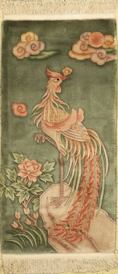 Aubusson Teppich, China, ca. 40 Jahre, Wolle auf Baumwolle, ca. 140 x 70 cm, EHZ: 1