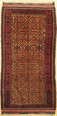 Belutsch antik, Persien, um 1900, Wolle aufWolle, ca. 185 x 93 cm, EHZ: 2