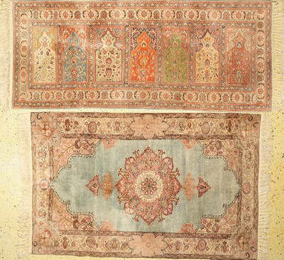1 paar Kayseri Flosch Türkei, ca. 50 Jahremerzerisierte Baumwolle, ca. 183 x 120 cm , ca. 207 x 90 cm, EHZ: 2