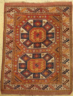 Bergama alt, Türkei, um 1930, Wolle auf Wolle, ca. 180 x 142 cm, EHZ: 2
