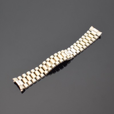 ROLEX Präsidentband Referenz 8385 / F18000 in WG 750/000, Schweiz, Bandanstöße ca. 20 mm mit Referenz 55, L. ca. 14,5 cm, EZ 2-3