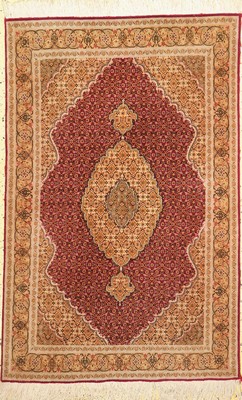 Täbriz fein(50 Raj), Persien, ca. 50 Jahre,Korkwolle auf Baumwolle, ca. 154 x 100 cm, EHZ: 1-2