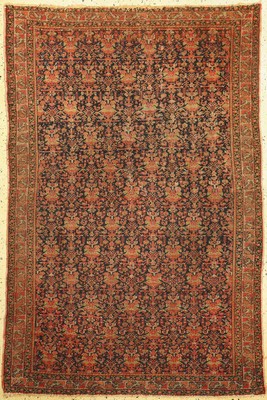Malayer antik, Persien, um 1900, Wolle auf Baumwolle, ca. 195 x 130 cm, minimal restauriert, EHZ: 3