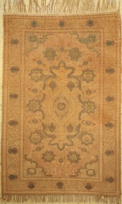 Kayser antik, Türkei, um 1900, Baumwolle, Metallbroschiert, ca. 232 x 156 cm, Riss am Rand, EHZ: 3