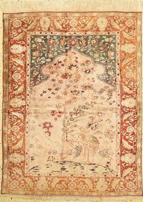 Kayseri Flosch, Türkei, um 1960, merzerisierte Baumwolle, ca. 168 x 130 cm, EHZ: 1-2