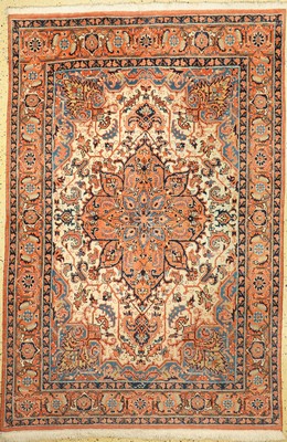 Heriz alt, Persien, um 1970, Wolle auf Baumwolle, ca. 226 x 152 cm, gereinigt, EHZ: 1-2