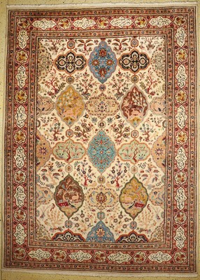 Täbriz alt, Persien, um 1960, Wolle auf Baumwolle, ca. 380 x 277 cm, gereinigt, EHZ: 1-2
