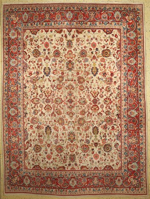 Sarogh alt, Persien, um 1960, Wolle auf Baumwolle, ca. 360 x 270 cm, EHZ: 2-3