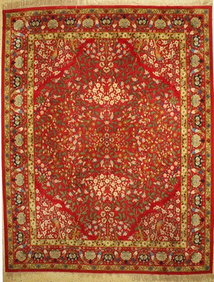 Tetex, Deutschland, um 1960, Wolle auf Baumwolle, ca. 380 x 300 cm, EHZ: 1-2