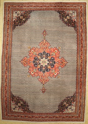 Sarogh Mir, Indien, ca. 50 Jahre, Wolle aufBaumwolle, ca. 350 x 250 cm, EHZ: 2-3
