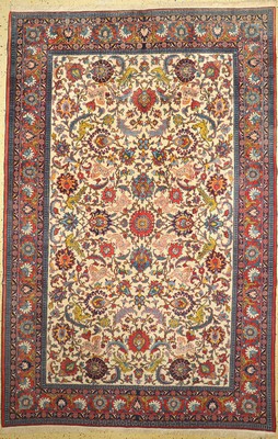 Waramin alt, Persien, um 1940, Wolle auf Baumwolle, ca. 330 x 210 cm, EHZ: 2(Trittfalten)