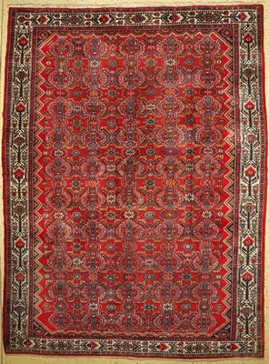 Hamadan alt, Persien, um 1960, Wolle auf Baumwolle, ca. 360 x 270 cm, EHZ: 1-2