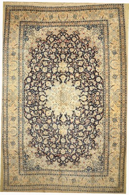 Nain fein(9 La), Persien, um 1960, Korkwolle mit Seide, ca. 415 x 300 cm, EHZ: 2