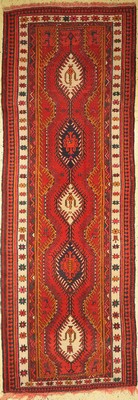 Sumakh alt, Azerbaijan, um 1960, Wolle auf Wolle, ca. 333 x 115 cm, EHZ: 2