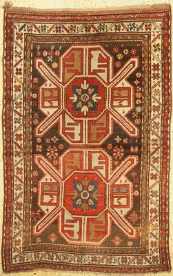 Tier Gül Kazak, Kaukasus, um 1900, Wolle auf Wolle, ca. 208 x 132 cm, EHZ: 2