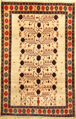 Kaschkuli Kork fein, Persien, ca. 30 Jahre,Korkwolle auf Wolle, ca. 183 x 120 cm, EHZ: 1-2