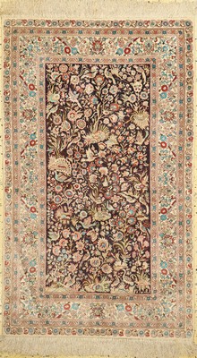 Hereke Seide fein, China, ca. 40 Jahre, reine Naturseide, ca. 153 x 93 cm, EHZ: 1-2