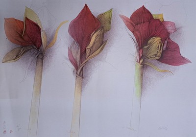 Bruno Bruni, geb. 1935 Gradara/Italien, Venerdi-Sabado-domenica, Farblitho von 2007, handsign., num. 9/70, ca. 70x98 cm