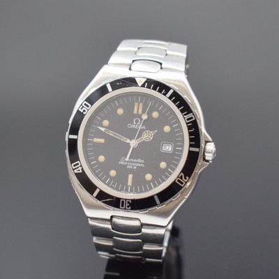 OMEGA Seamaster Professional 200 M Herrenarmbanduhr Referenz 396 1041, Schweiz um 1990, quarz, Edelstahlgeh. inkl. orig. Gliederband m. Faltschl. ...