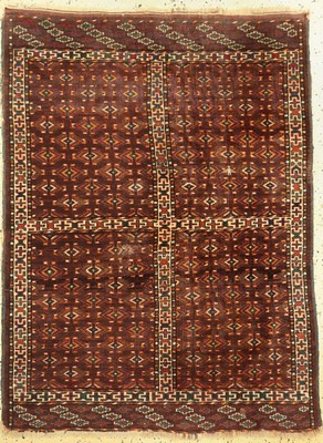 Yomud Engsi antik, Turkmenistan, 19.Jhd, Wolle auf Wolle, ca. 163 x 125 cm, EHZ: 3