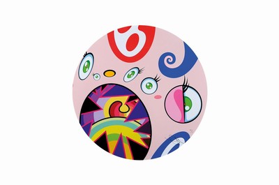 Takashi Murakami, geb. 1962, Offsetdruck in vier Farben, "We are the Jocular Clan", Ed. 95/300, handsigniert u. nummeriert, unter PP oval ...