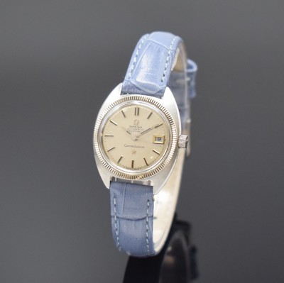OMEGA Constellation Chronometer seltene Damenarmbanduhr in Stahl/WG Referenz 568.011, Schweiz um 1969, Automatik, 2-teil. Gehäuse, Boden verschr., ...