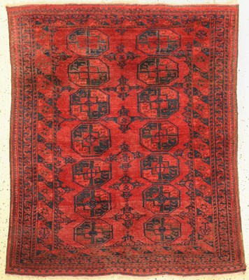 Ersari alt, Afghanistan, um 1960, Wolle aufWolle, ca. 160 x 140 cm, EHZ: 2
