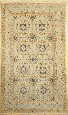 Keschan alt, Persien, um 1950, Wolle auf Baumwolle, ca. 222 x 135 cm, (paar kleine Flecken), EHZ: 2, kleiner Restaurierung