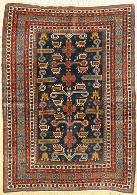 Schirwan Perpedil, Rußland, ca. 50 Jahre, Wolle auf Baumwolle, ca. 170 x 125 cm, EHZ: 2 (gereinigt).