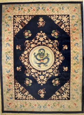Aubusson Teppich, China, ca. 60 Jahre, Wolle auf Baumwolle, ca. 400 x 300 cm, EHZ: 2