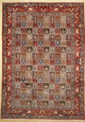 Felder-Mud fein, Persien, ca. 50 Jahre, Korkwolle auf Baumwolle, ca. 350 x 244 cm, EHZ: 1-2