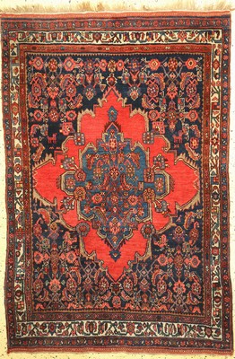 Bidjar antik, Persien, um 1910/1920, Wolle auf Wolle, ca. 185 x 125 cm, EHZ: 1-2
