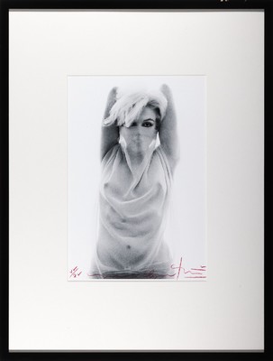 Bert Stern 1929 - 2013, "Marylin Arabian", Fotografie auf dickem mattem Papier, Blattgr. 48 x 33 cm, Rahmengr. 83 x 63 cm, vom ...