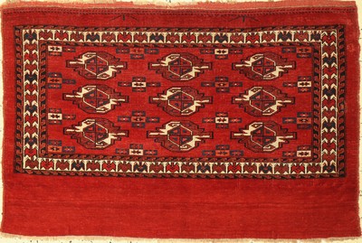 Tekke Tschowal fein, Turkmenistan, 19.Jhd, Wolle auf Wolle, ca. 145 x 80 cm, EHZ: 2-3