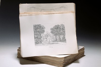 Ca. 480 Radierungen: Gemälde-Gallerie der berühmtesten Maler, Paris und Leipzig, Firmin Didot Freres, Fils & Co. o.J. (Mitte 19.Jh.) , umfangreiche ...