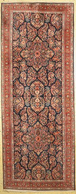 Sarogh, Indien, ca. 50 Jahre, Wolle auf Baumwolle, ca. 340 x 130 cm, EHZ: 2