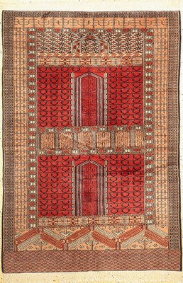 Buchara Engsi, Pakistan, ca. 40 Jahre, Wolle auf Baumwolle, ca. 185 x 128 cm, EHZ: 1-2