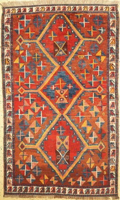 Gabbeh antik, Persien, um 1900, Wolle auf Wolle, ca. 214 x 130 cm, EHZ: 3