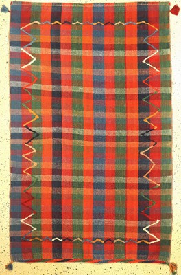 Ghaschgai Djajim, Persien, um 1950, Wolle auf Wolle, ca. 209 x 131 cm, EHZ: 1-2