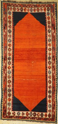 Ghaschgai Gabbeh, Persien, um 1900, Wolle auf Wolle, ca. 245 x 116 cm, EHZ: 3