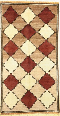 Ghaschgai Gabbeh, Persien, um 1950, Wolle auf Wolle, ca. 170 x 91 cm, EHZ: 2