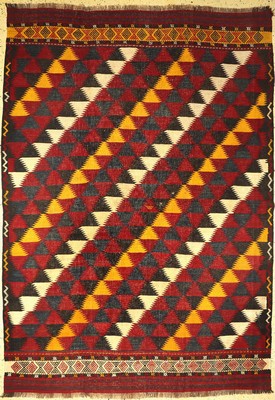 Ersari Kelim, Afghanistan, um 1930, Wolle auf Wolle, ca. 321 x 222 cm, EHZ: 1-2(kleines Loch)