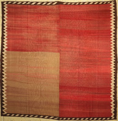 Bidjar Kelim, Persien, um 1940, Wolle auf Baumwolle, ca. 283 x 280 cm, EHZ: 2 (2 Bahnig)