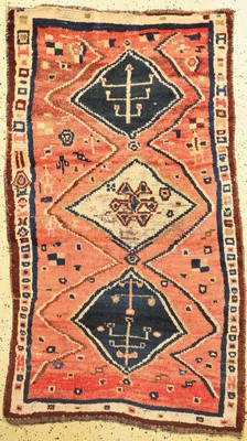 Louri Gabbeh antik, Persien, um 1900, Wolleauf Wolle, ca. 182 x 106 cm, EHZ: 4