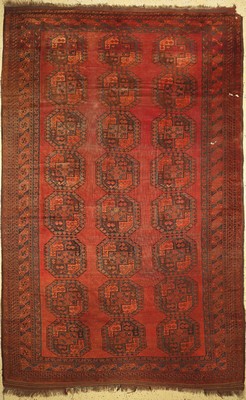 Ersari Hauptteppich antik, Afghanistan, um 1920, Wolle auf Wolle, ca. 430 x 265 cm, EHZ: 4