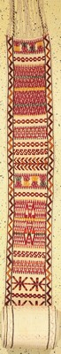Zeltband, Turkmenistan, um 1950, Wolle auf Wolle, ca. 1410 x 30 cm, EHZ: 1-2
