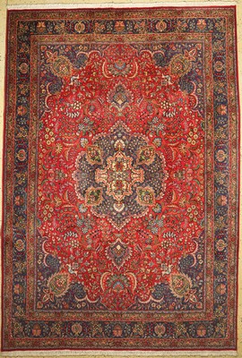 Täbriz alt, Persien, ca. 50 Jahre, Wolle auf Baumwolle, ca. 378 x 260 cm, EHZ: 1-2