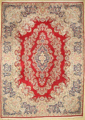 Kerman Lawar fein, Persien, um 1960, Wolle auf Baumwolle, ca. 335 x 242 cm, EHZ: 3