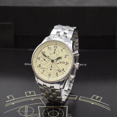 SINN 100 Jahre FULDA auf 500 Stück limitierte Herrenarmbanduhr mit Chronograph, Deutschland 2000, Automatik, herausgegeben anl. 100 jährigen ...